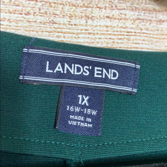 LANDS’ END EUC Women’s 1X Peplum Top Size 1X - Picture 7 of 14